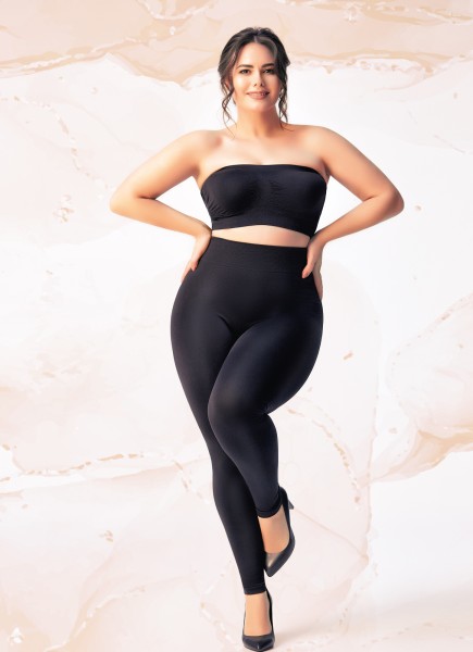 GIULIA - Leggings opaco curvy